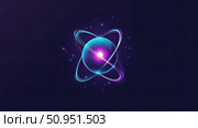 photon blinking atom ai generated. Стоковое AI-изображение, AI-художник Vectorwin / Фотобанк Лори