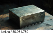 durable metal box ai generated. Стоковое AI-изображение, AI-художник Vectorwin / Фотобанк Лори