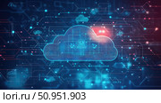 infrastructure stretching cloud computing ai generated. Стоковое AI-изображение, AI-художник Vectorwin / Фотобанк Лори