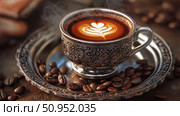 tradition arabic coffee ai generated. Стоковое AI-изображение, AI-художник Vectorwin / Фотобанк Лори