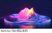 display melting hologram ai generated. Стоковое AI-изображение, AI-художник Vectorwin / Фотобанк Лори