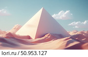 vibration oscillating pyramid ai generated. Стоковое AI-изображение, AI-художник Vectorwin / Фотобанк Лори