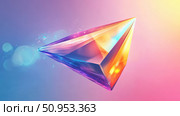 dispersion flying prism ai generated. Стоковое AI-изображение, AI-художник Vectorwin / Фотобанк Лори