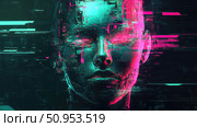 bug glitching AI core ai generated. Стоковое AI-изображение, AI-художник Vectorwin / Фотобанк Лори