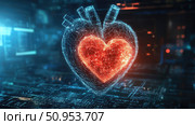 nymphoides floating heart ai generated. Стоковое AI-изображение, AI-художник Vectorwin / Фотобанк Лори