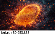authentication exploding fingerprint ai generated. Стоковое AI-изображение, AI-художник Vectorwin / Фотобанк Лори