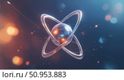 protons growing atom ai generated. Стоковое AI-изображение, AI-художник Vectorwin / Фотобанк Лори