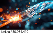 gas fracturing cable ai generated. Стоковое AI-изображение, AI-художник Vectorwin / Фотобанк Лори