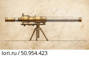 astronomy oscillating telescope ai generated. Стоковое AI-изображение, AI-художник Vectorwin / Фотобанк Лори