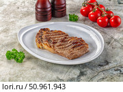 Grilled beef black angus steak. Стоковое фото, фотограф Андрей Старостин / Фотобанк Лори