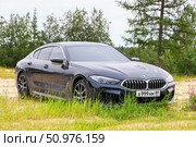 BMW 840i Gran Coupe. Редакционное фото, фотограф Art Konovalov / Фотобанк Лори