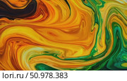 Vibrant swirling paint creates colorful abstract dynamic flowing patterns. Стоковое AI-видео, аниматор Владимир Федоров / Фотобанк Лори