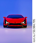 Игрушечная модель автомобиля Lamborghini Ламборгини (2024 год). Редакционное фото, фотограф Игорь Смирнов / Фотобанк Лори