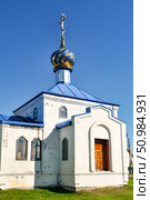 Церковь Вознесения Господня. Село Минино. Тюменская область (2018 год). Стоковое фото, фотограф Александр Тараканов / Фотобанк Лори