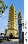 Truc Lam Phung Thuy Son Pagoda on Mountain, Nha Trang, Vietnam. Стоковое фото, фотограф Ольга Хорошунова / Фотобанк Лори