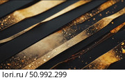 Elegant golden stripes creating a striking contrast with dark background in modern design setting. Стоковое AI-видео, аниматор Сергей Толмачёв / Фотобанк Лори