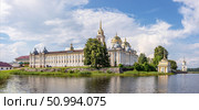 Селигер. Нило-Столбенская пустынь. Вид с воды. июль 2025 год. Стоковое фото, фотограф Юрий Кирсанов / Фотобанк Лори