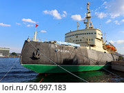 Россия. Санкт-Петербург. Ледокол "Красин". Корабль-музей. Редакционное фото, фотограф Александр Тарасенков / Фотобанк Лори