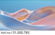 Flowing fabric creates a serene and calming atmosphere with soft colors and gentle curves during a tranquil moment. Стоковое AI-видео, аниматор Сергей Толмачёв / Фотобанк Лори