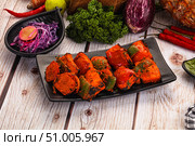 Indian cuisine - spicy chili paneer. Стоковое фото, фотограф Андрей Старостин / Фотобанк Лори