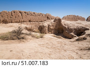 The Kyzyl-Kala fortress of Ancient Khorezm (2022 год). Стоковое фото, фотограф Юлия Белоусова / Фотобанк Лори