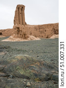Ruins of ancient Dzhanpik-kala fortress (2022 год). Стоковое фото, фотограф Юлия Белоусова / Фотобанк Лори