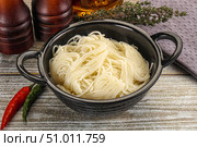 Japanese boiled wheat somet noodles. Стоковое фото, фотограф Андрей Старостин / Фотобанк Лори