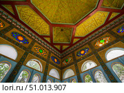 Interior of Sitorai Mokhi-Khosa in Bukhara (2022 год). Стоковое фото, фотограф Юлия Белоусова / Фотобанк Лори