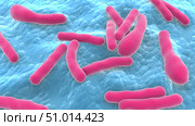 Biomedical illustration of Clostridium botulinum bacteria. Стоковое фото, фотограф Stocktrek Images, Inc. / ТАСС / Фотобанк Лори