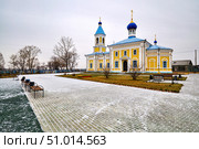 Село Суерка. Церковь во имя преподобного Серафима Саровского и Чудотворного образа Смоленской иконы Божией матери. Тюменская область (2018 год). Стоковое фото, фотограф Александр Тараканов / Фотобанк Лори