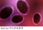 Microscopic view of smallpox. Стоковое фото, фотограф Stocktrek Images, Inc. / ТАСС / Фотобанк Лори