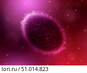 Microscopic view of smallpox. Стоковое фото, фотограф Stocktrek Images, Inc. / ТАСС / Фотобанк Лори