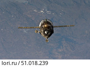 The Soyuz TMA-19 spacecraft. Стоковое фото, фотограф Stocktrek Images, Inc. / ТАСС / Фотобанк Лори