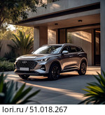 Автомобиль chery tiggo 7 pro max. Стоковое AI-изображение, AI-художник Анатолий Володин / Фотобанк Лори