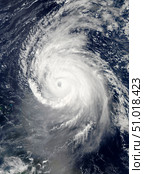 Hurricane Igor in the Atlantic Ocean. Стоковое фото, фотограф Stocktrek Images, Inc. / ТАСС / Фотобанк Лори