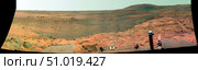 Panoramic view of Mars. Стоковое фото, фотограф Stocktrek Images, Inc. / ТАСС / Фотобанк Лори