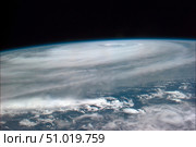 Typhoon Violet in the western Pacific Ocean. Стоковое фото, фотограф Stocktrek Images, Inc. / ТАСС / Фотобанк Лори