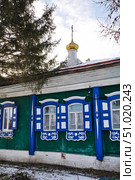 Молитвенный дом в честь Рождества Христова. Село Боровинка. Заводоуковский район. Тюменская область (2018 год). Стоковое фото, фотограф Александр Тараканов / Фотобанк Лори