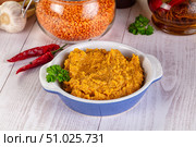Indian cuisine - Lentil vegan dal. Стоковое фото, фотограф Андрей Старостин / Фотобанк Лори