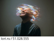 Joyful Transformation A Celebration of Emotions Unleashed Through Vibrant and Colorful Abstract Artworks. Стоковое AI-изображение, AI-художник Anastasy Yarmolovich / Фотобанк Лори