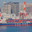 Tokyo, Japan - Oct 13 2024, 4k, panoramic sea view of Tokyo cargo port, docks with cranes and containers and a CMA CGM dry cargo ship loading, with buildings on background, at daytime, Tokyo, Japan. Редакционное видео, видеограф Сергей Богомяко / Фотобанк Лори