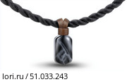 Wearable Air Purifier Necklace on White Background. Стоковое AI-изображение, AI-художник Katsiaryna Repich / Фотобанк Лори