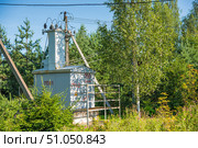 Трансформаторная подстанция. Редакционное фото, фотограф AllNikArt / Фотобанк Лори