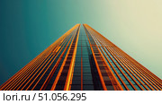 engineering zooming skyscraper ai generated. Стоковое AI-изображение, AI-художник Vectorwin / Фотобанк Лори