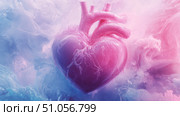 rhythm syncing heart ai generated. Стоковое AI-изображение, AI-художник Vectorwin / Фотобанк Лори
