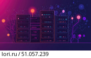loadbalancing splitting data server ai generated. Стоковое AI-изображение, AI-художник Vectorwin / Фотобанк Лори