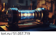 cybernetic pulsating futuristic device ai generated. Стоковое AI-изображение, AI-художник Vectorwin / Фотобанк Лори