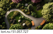 flora stylized animation of garden design plan ai generated. Стоковое AI-изображение, AI-художник Vectorwin / Фотобанк Лори