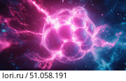 containment dissolving nuclear core ai generated. Стоковое AI-изображение, AI-художник Vectorwin / Фотобанк Лори