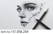creativity morphing pen and paper ai generated. Стоковое AI-изображение, AI-художник Vectorwin / Фотобанк Лори